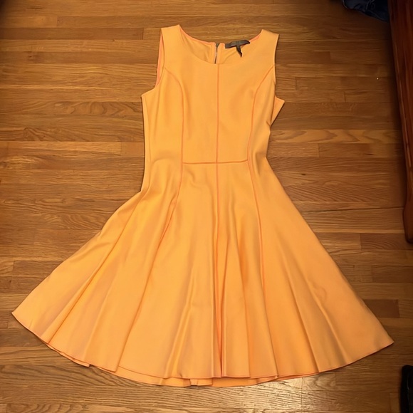 Halston Heritage Dresses & Skirts - Halston Heritage Sleeveless Orange Dress